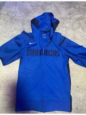 Nike Dri-Fit Dallas Mavericks  Blue Zip Up Hoodie SIZE: XS